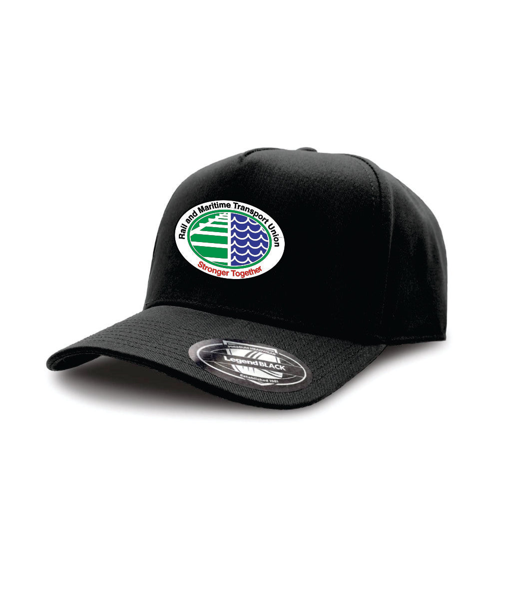 Rail and Maritime Legend Black Snapback Cap