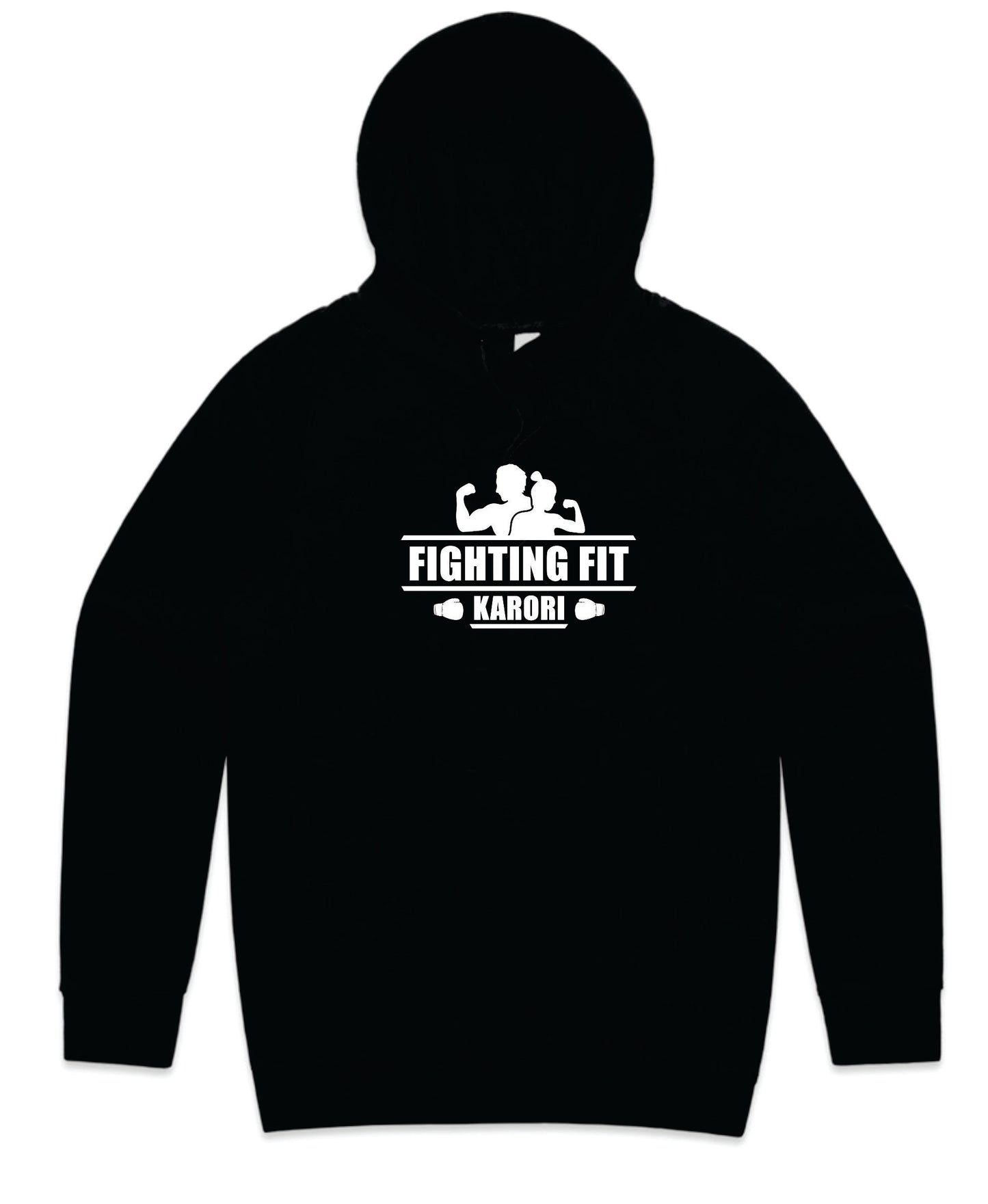 Fighting Fit Black Hoodie - Unisex