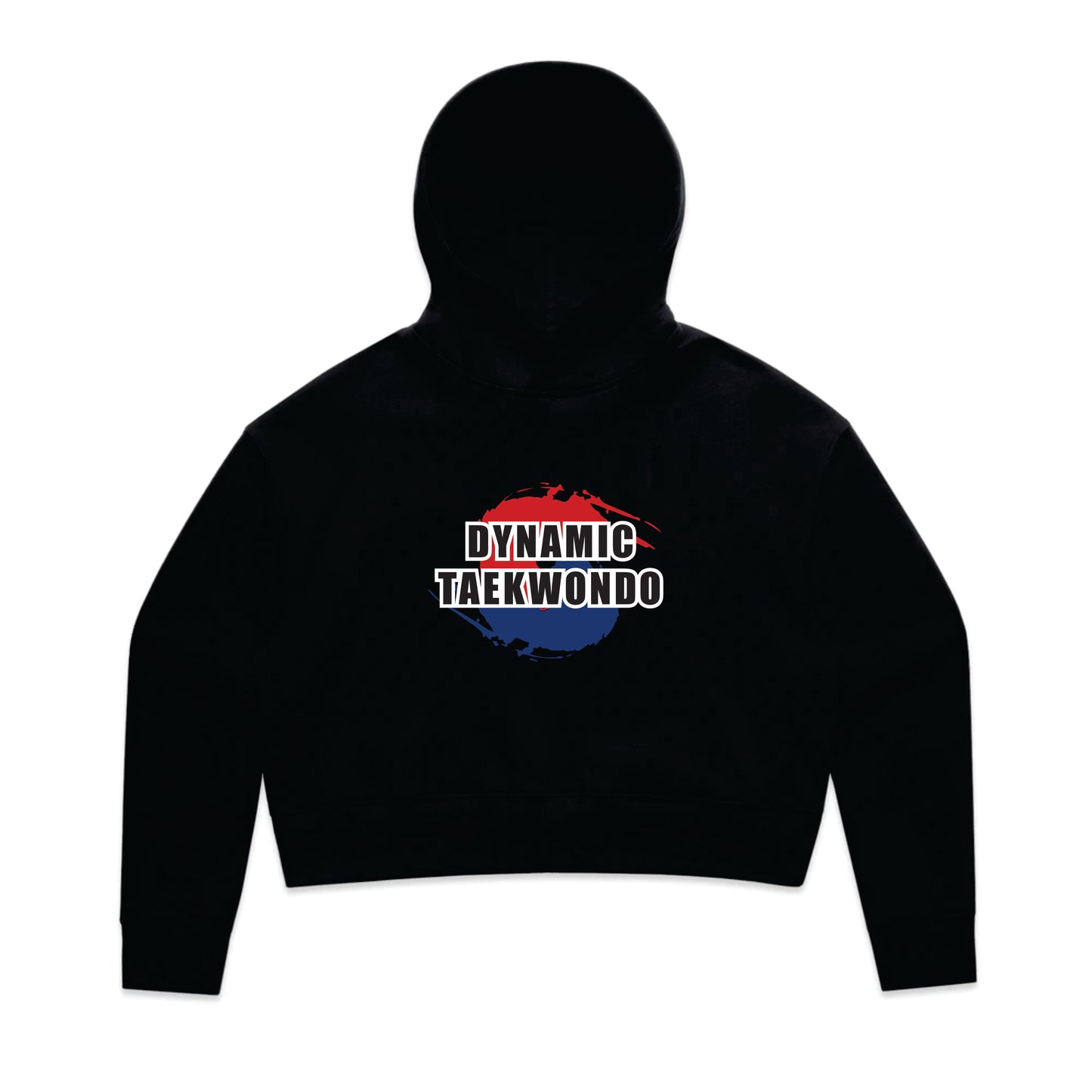 Dynamic TKD Relax Crop Hoodie - Black