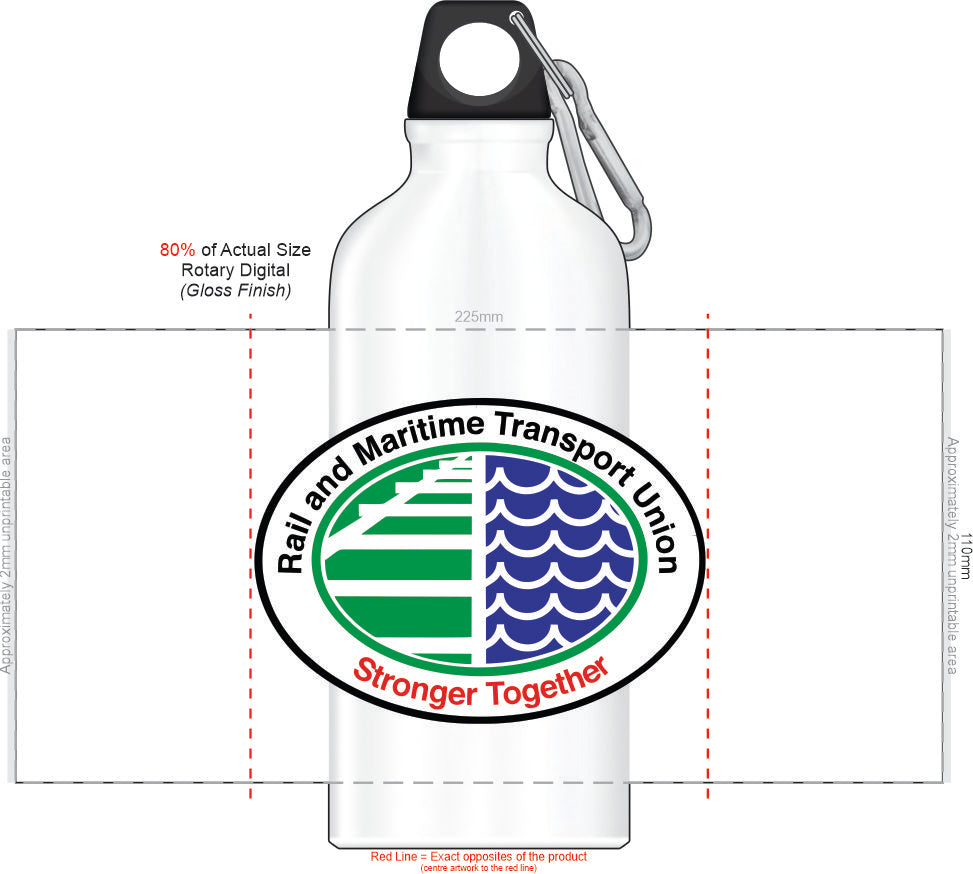 50 x Intrepid Rail and Maritime Drink Bottles