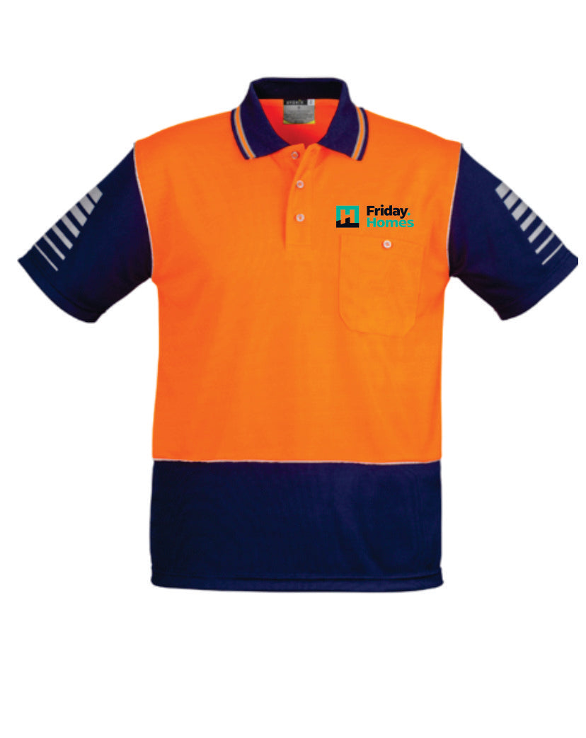 Friday Homes Hi Vis Zone Short Sleeve Polo