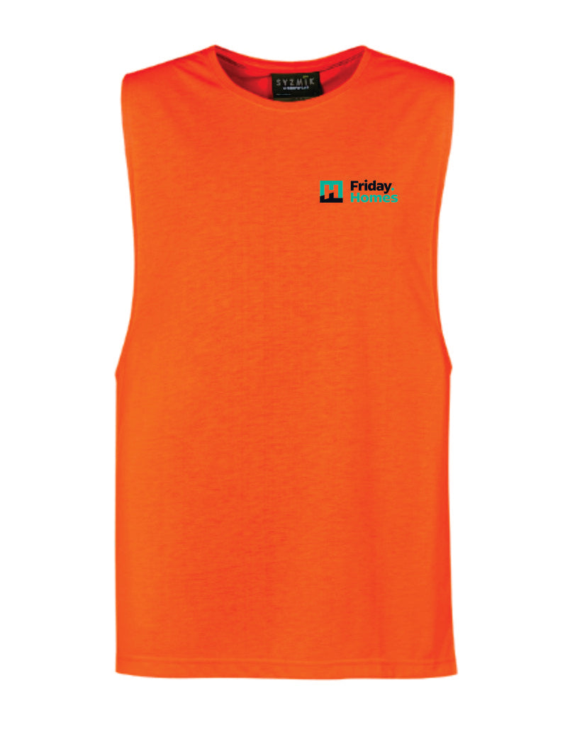 Friday Homes Hi Vis Sleeveless Tee