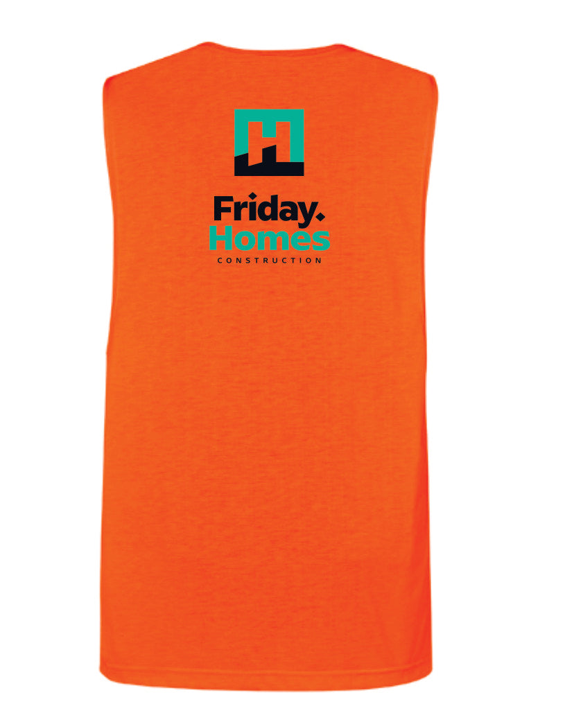 Friday Homes Hi Vis Sleeveless Tee