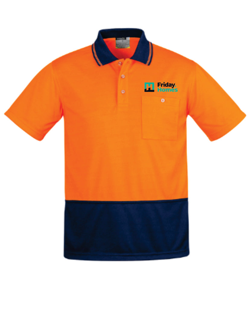 Friday Homes Hi Vis Comfort Back Polo