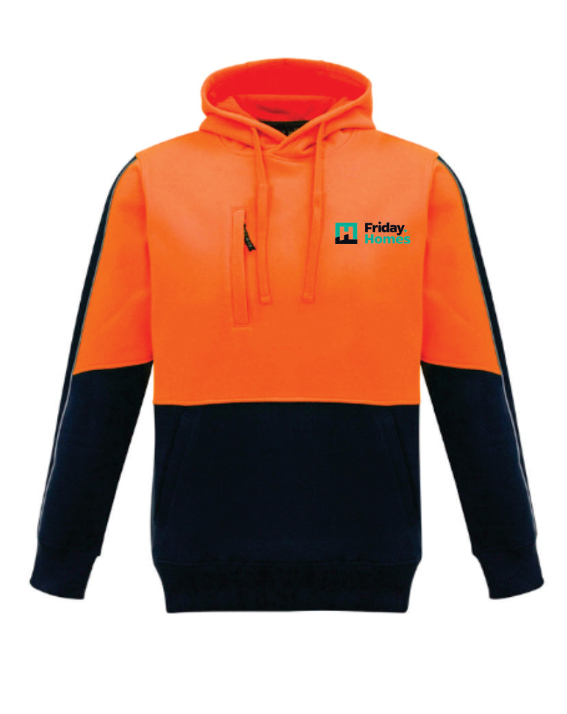 Friday Homes Hi Vis Full Pullover Hoodie