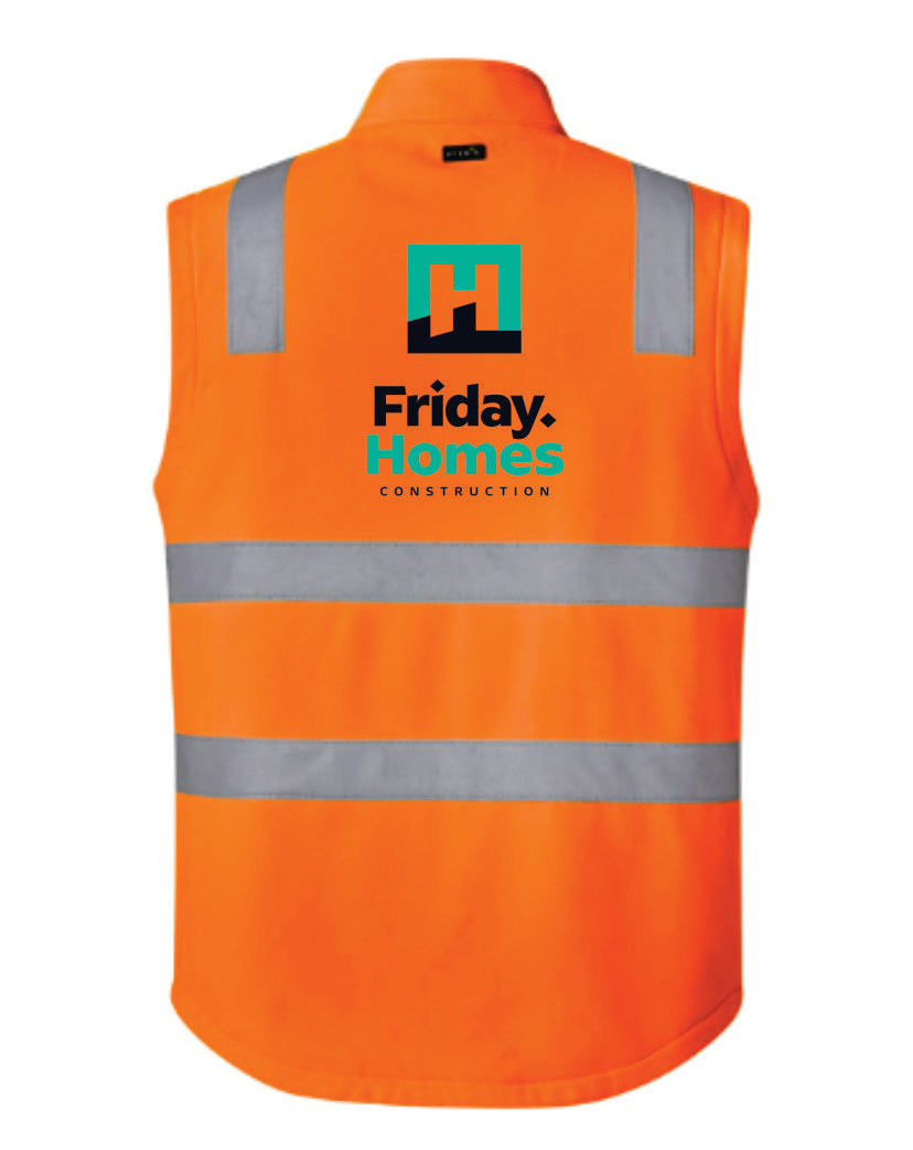 Friday Homes Winter Hi Vis Softshell Vest