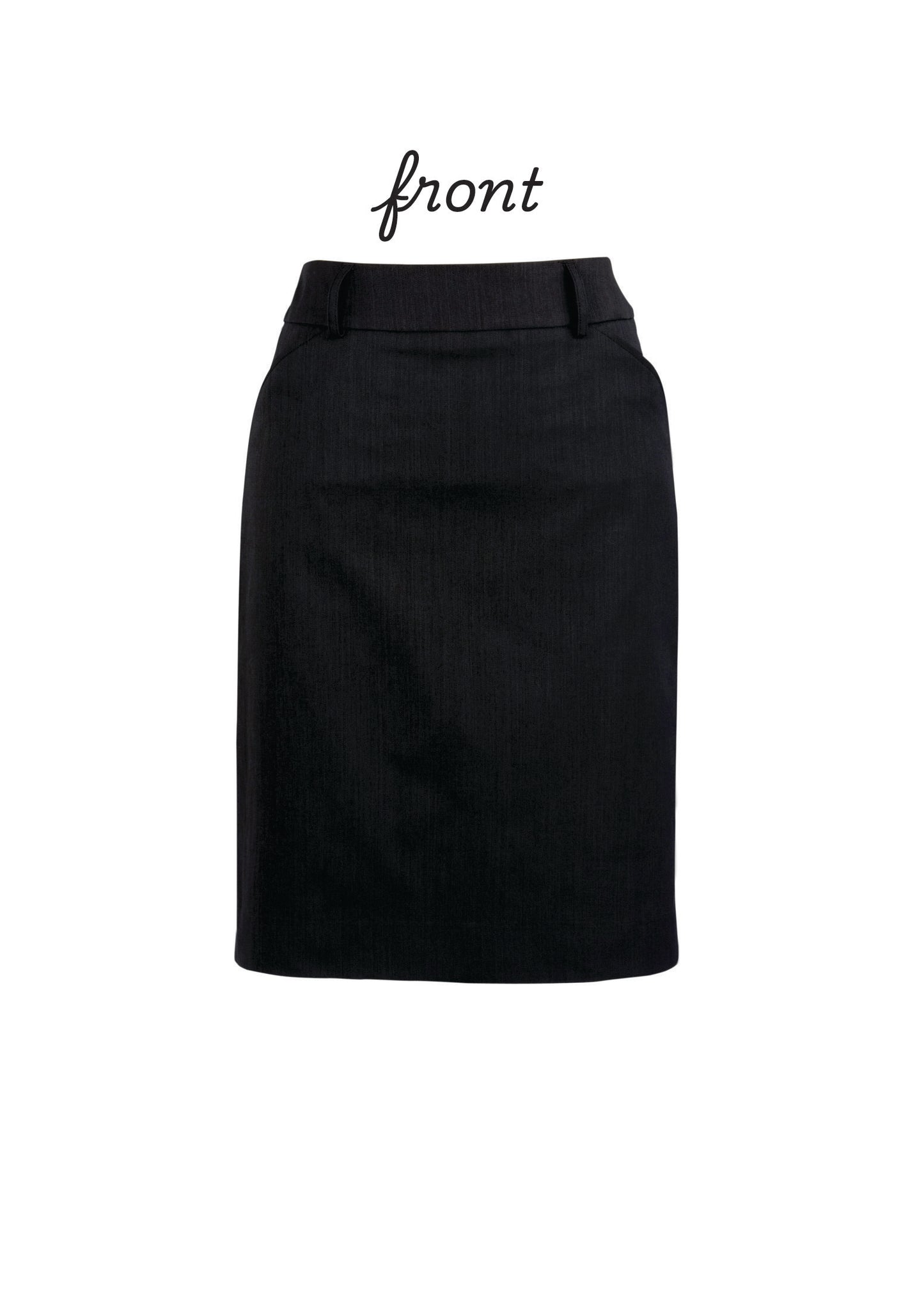 Ropata Health Women's Cool Stretch Multi-Pleat Skirt, Black