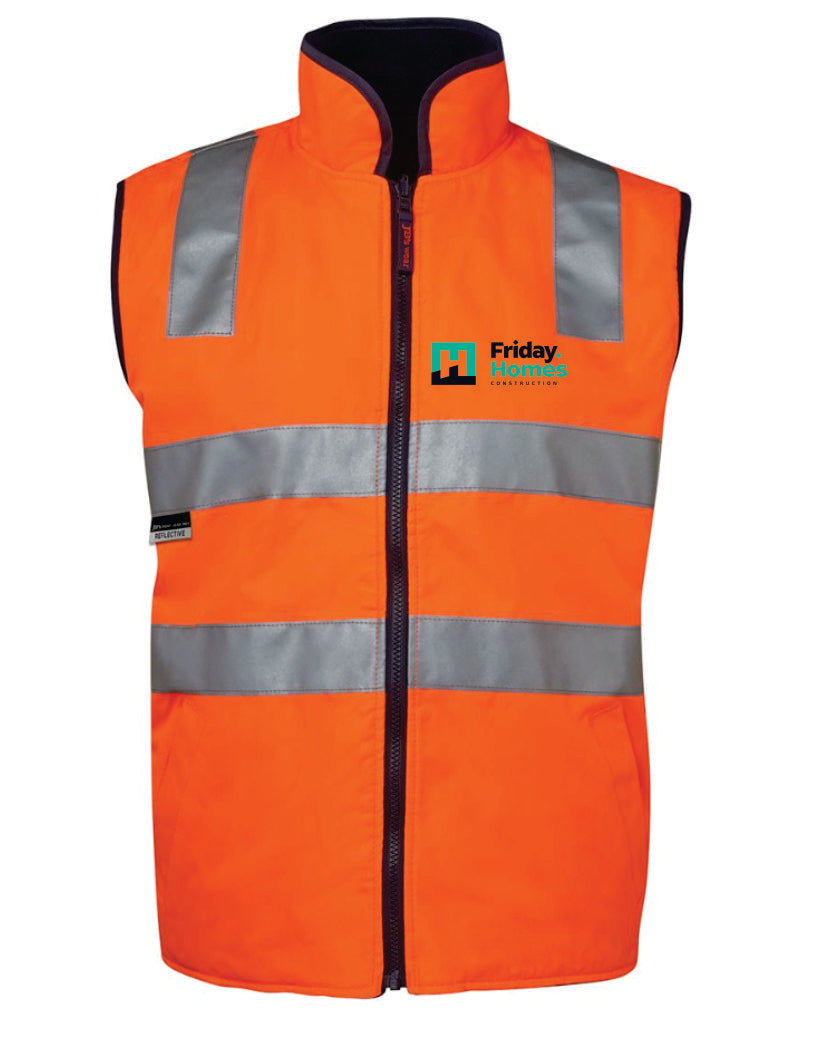 Friday Homes Winter Hi Vis Reversible Vest