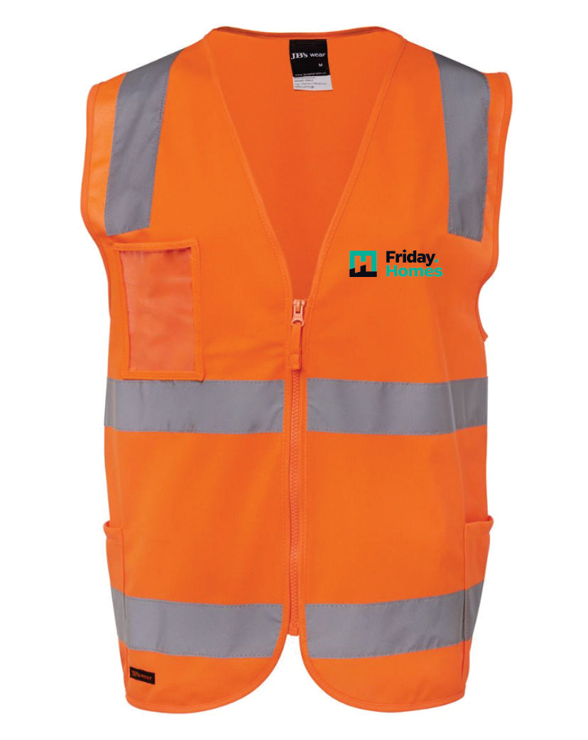 Friday Homes Summer Hi Vis Zip Safety Vest