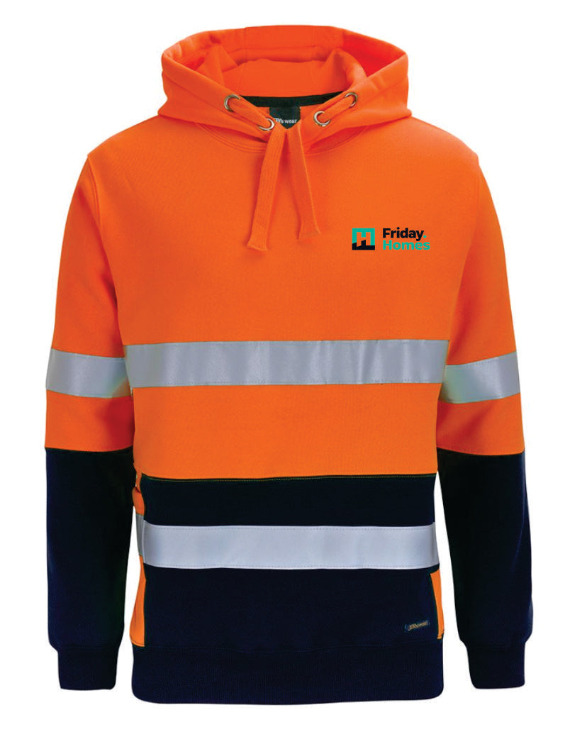 Friday Homes Hi Vis D + N Pullover Hoodie