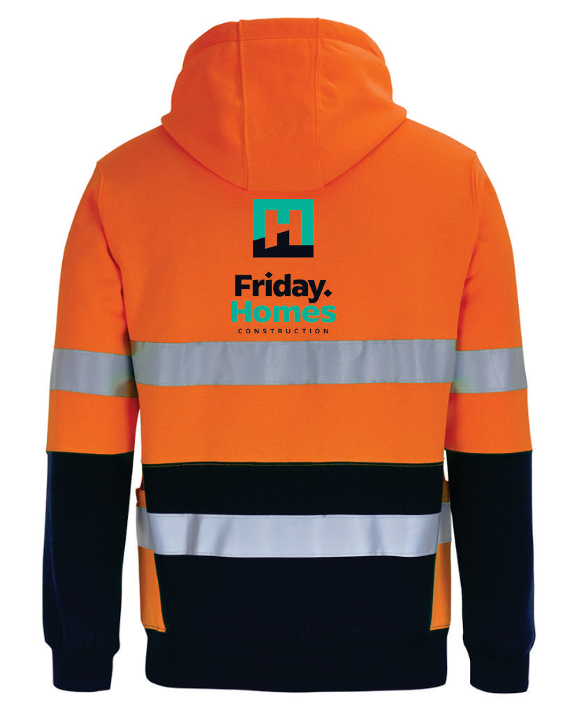 Friday Homes Hi Vis D + N Pullover Hoodie