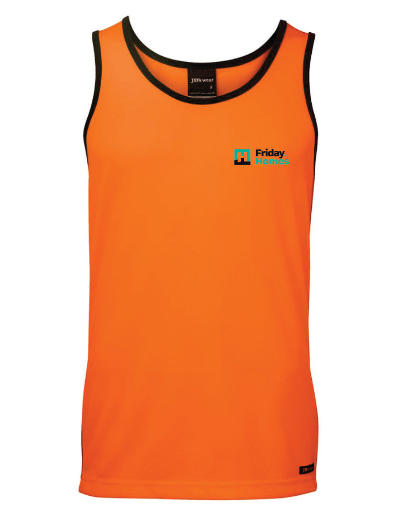 Friday Homes Hi Vis Contrast Singlet