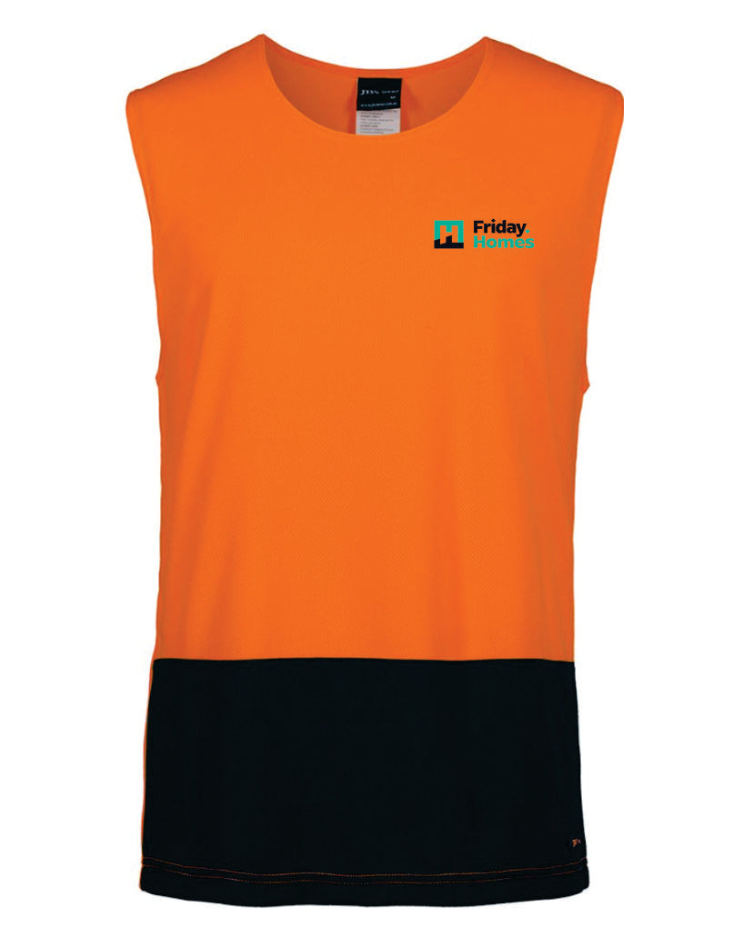 Friday Homes Hi Vis Muscle Top