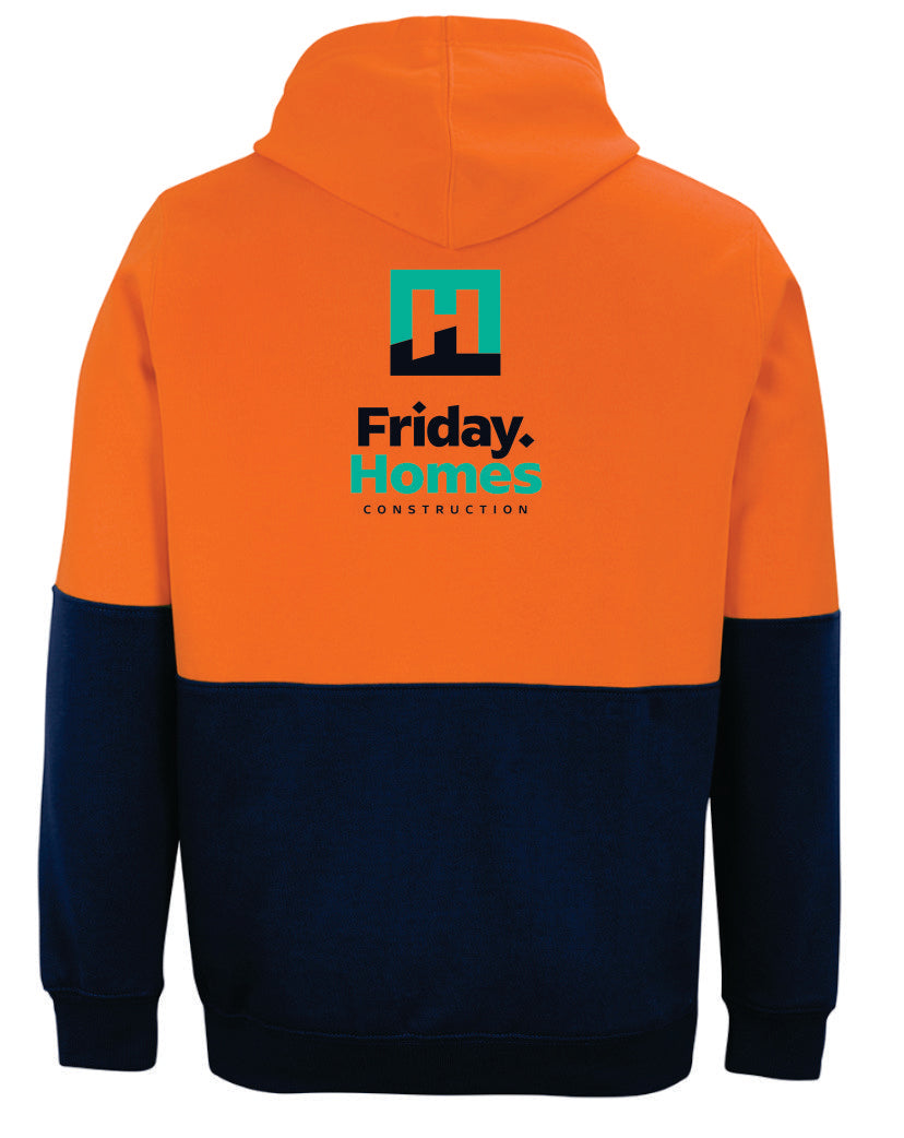 Friday Homes Hi Vis Pullover Hoodie