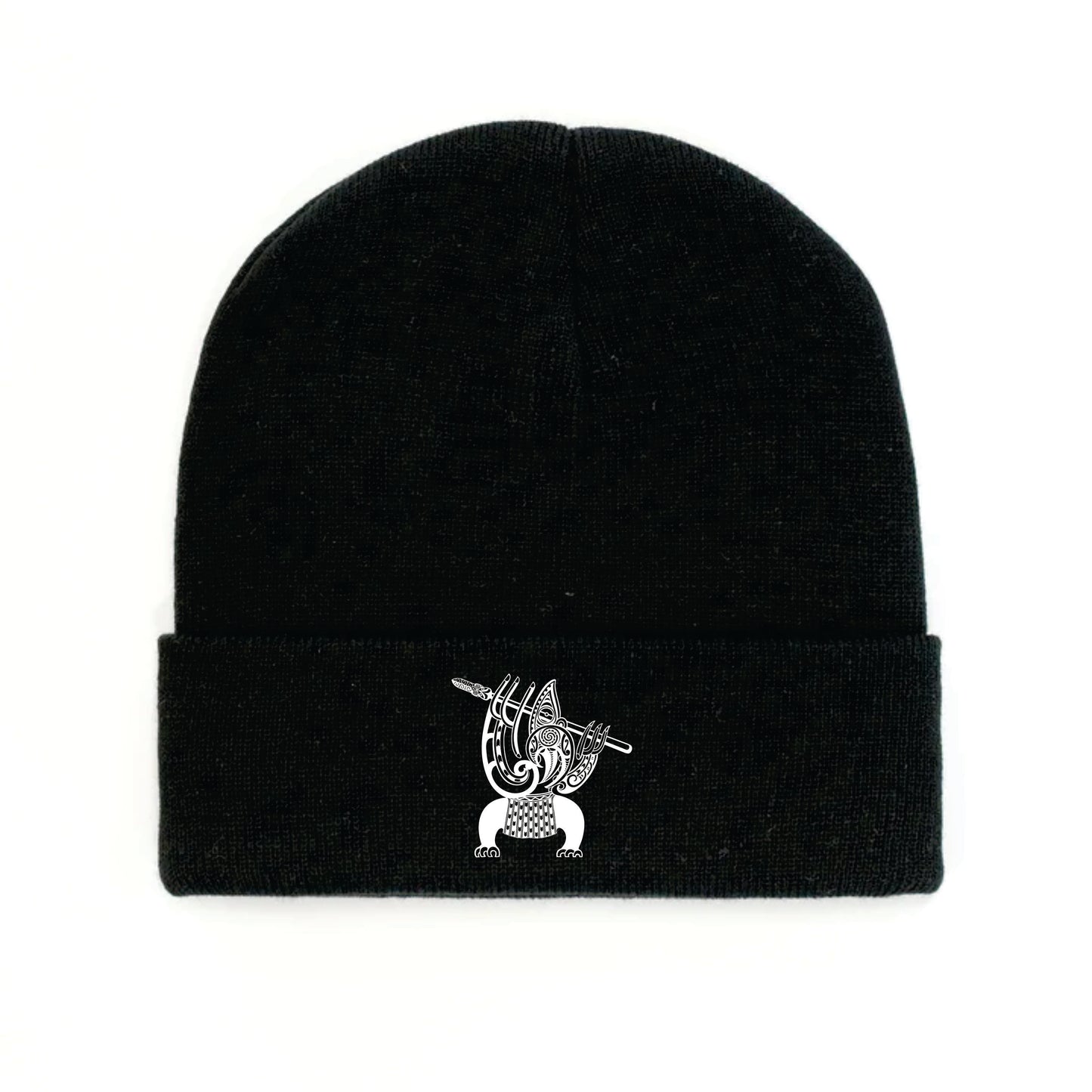 Te Runanga White Logo Beanie