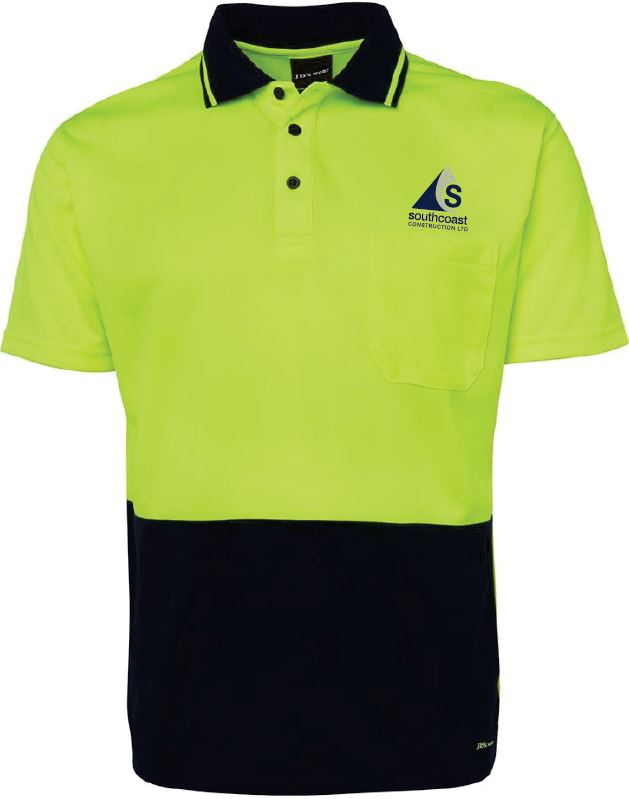 Southcoast Construction Hi Vis Polo