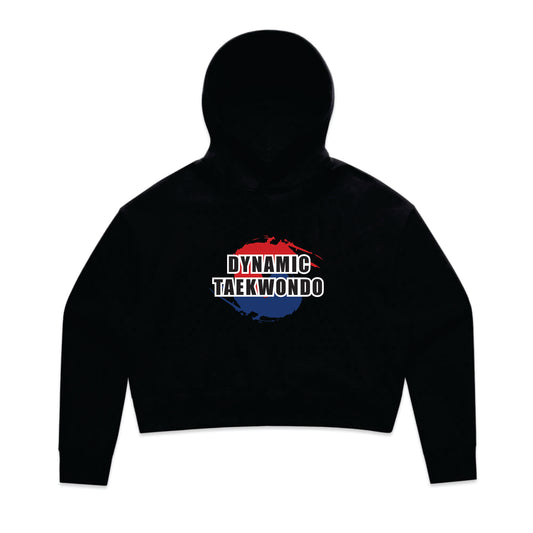 Dynamic TKD Relax Crop Hoodie - Black