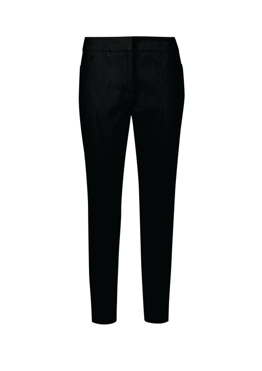 Ropata Health Siena 7/8 Mid-waist Slim Leg Pant, Black