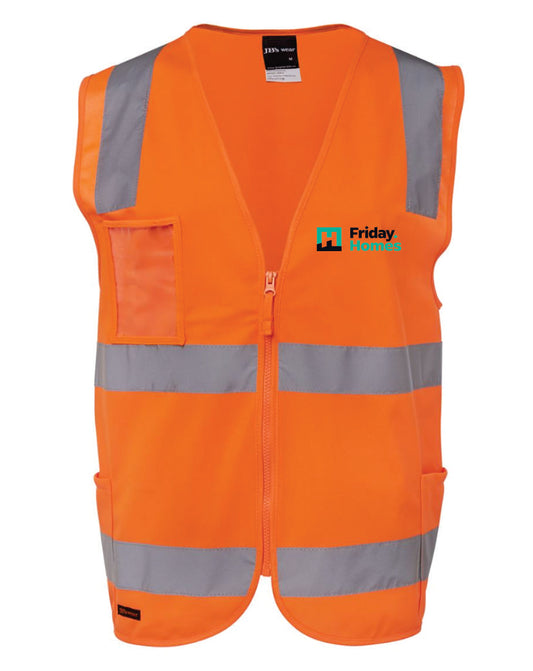 Friday Homes Summer Hi Vis Zip Safety Vest