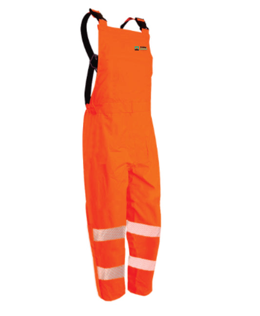 Friday Homes Torrential Full Orange Bib Trousers