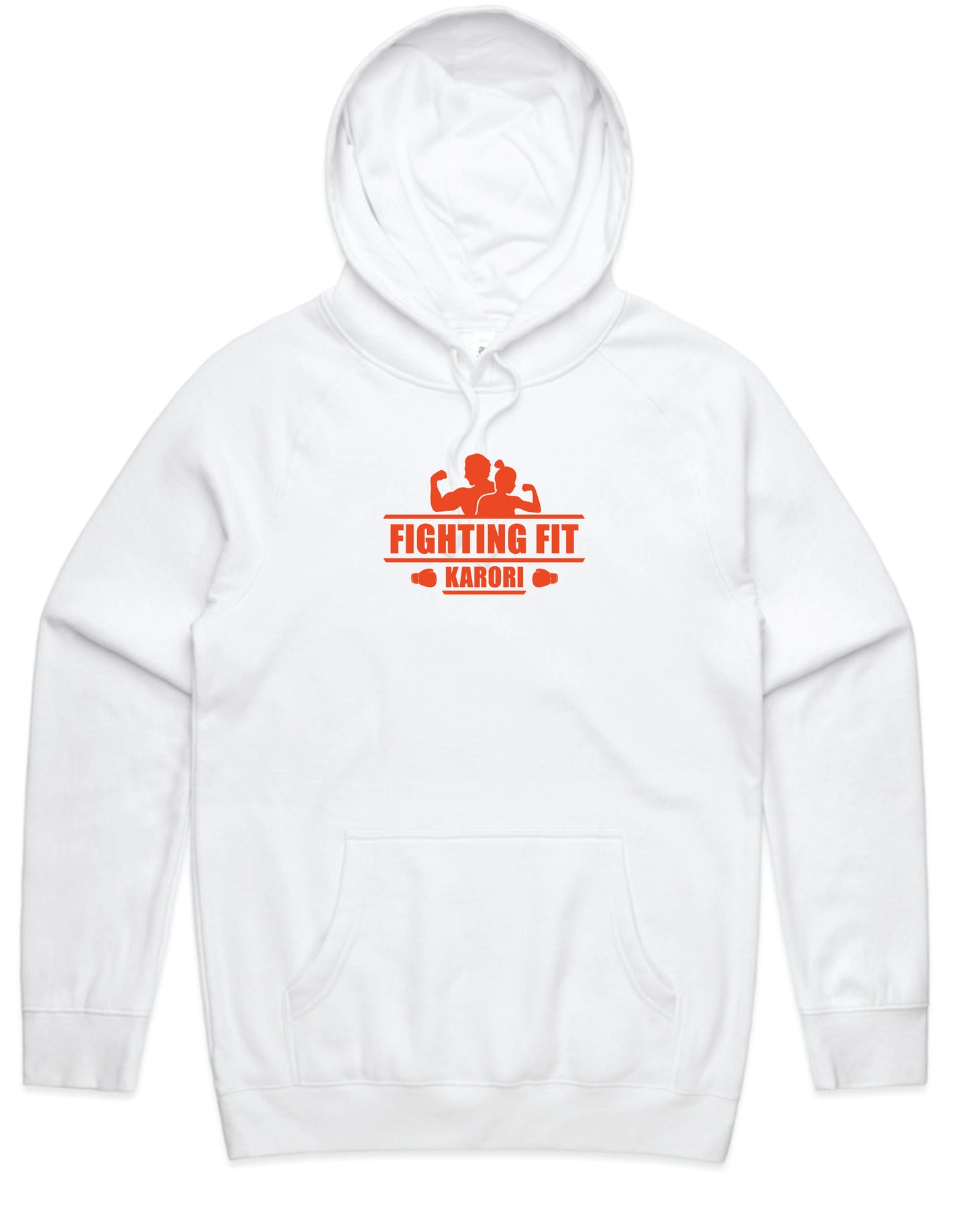 Fighting Fit White Hoodie - Unisex