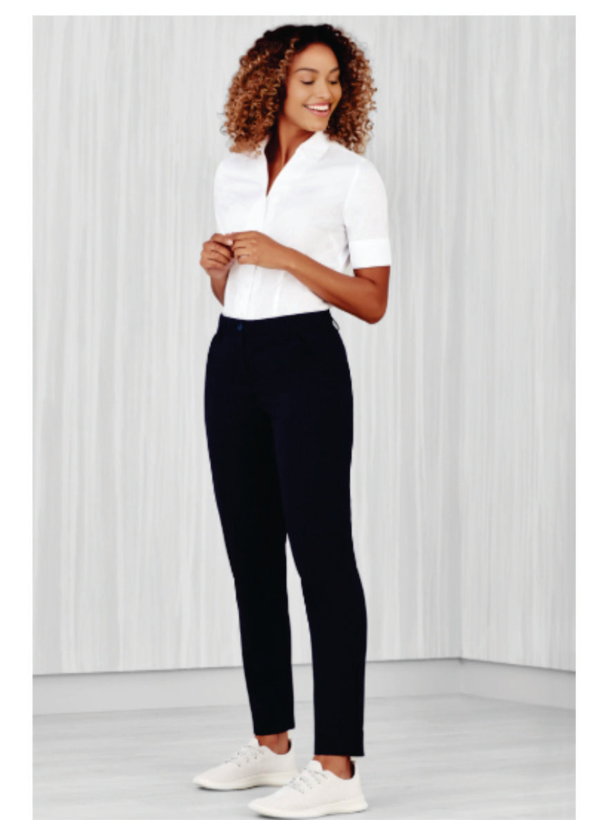 Ropata Health Comfort Waist Slim Leg Pant, Black