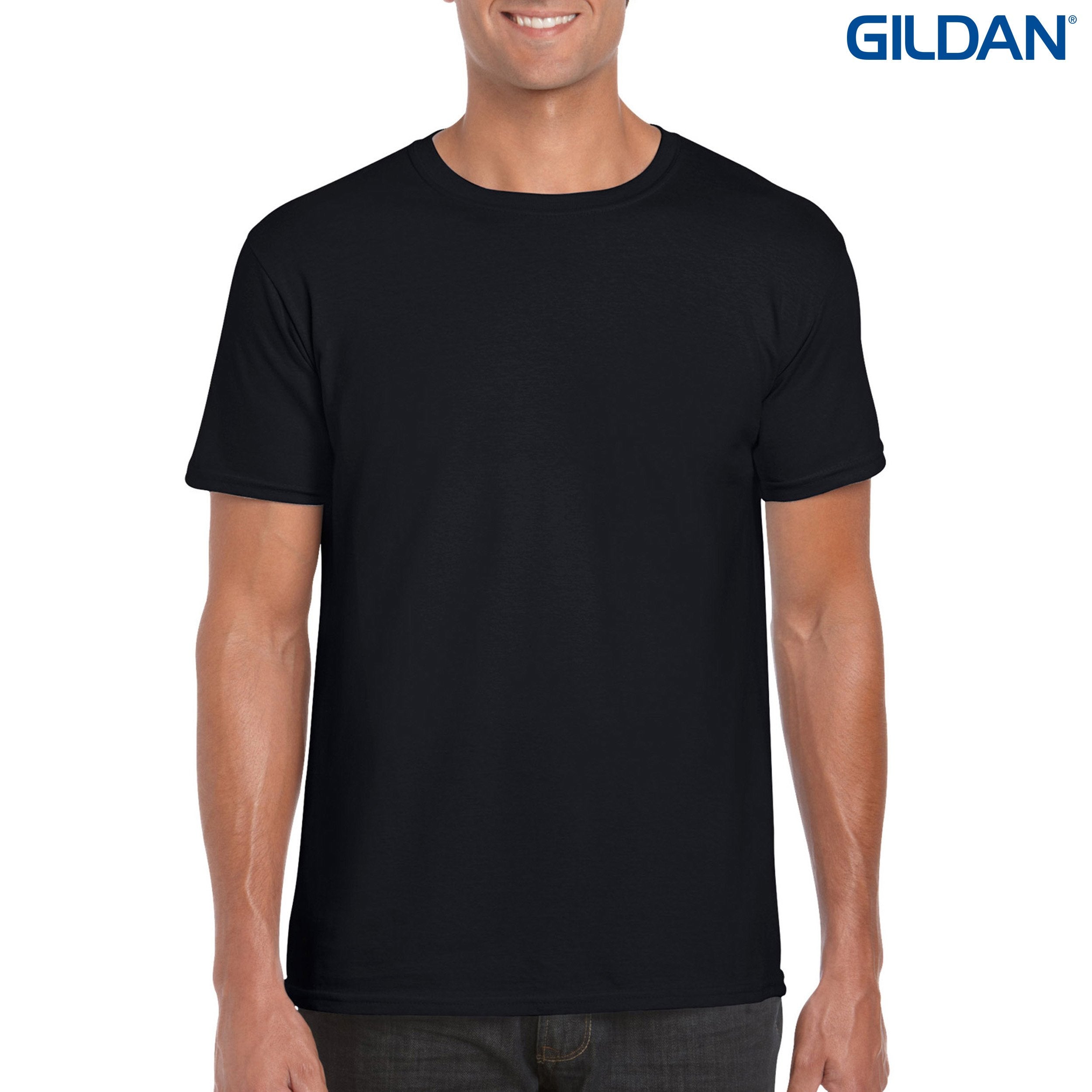 Gildan black tee shirt sale